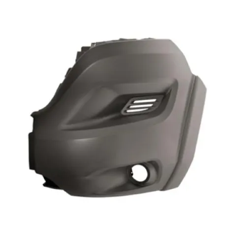 Crosse pare chocs avant gauche pour FIAT DUCATO III phase 2 depuis 2014 Heavy, embout gris, avec élargisseur, trou AB