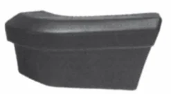 Crosse pare chocs avant gauche pour FIAT DUCATO I ph. 2 1990-1994, noir, Neuf