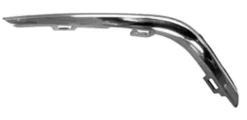 Enjoliveur grille de calandre droite pour PEUGEOT 107 phase 3, 2012-2014, moulure chromée, pare chocs avant, Neuve