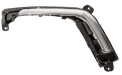 Enjoliveur grille de calandre droite pour PEUGEOT 308 I ph.2, 2011-2013, moulure chromée, pare chocs