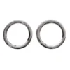 Enjoliveurs Contours chromés feux de brouillard pour RENAULT TWINGO II phase 2, 2012-2014, kit 2PCS