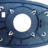 Glace / Miroir rétroviseur gauche pour HYUNDAI i10 2007-2009 avec support fixation, Neuf