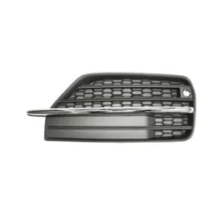 Grille avant droite pour VOLVO XC90 depuis 01/2015, noire, avec moulure chromée, avec trou radar + support, Neuve