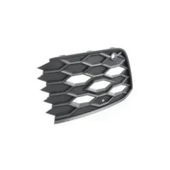 Grille avant droite pour VOLKSWAGEN GOLF VIII GTI/GTD depuis 2020, avec trous, noire, Neuve
