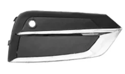 Grille calandre droite pour VOLVO XC60 II 2017-2021, noire, profil chromé, trou PDC, pare chocs avant, Neuve