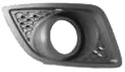 Grille calandre droite pour FORD FIESTA V ph.2 2005-2008 noire trou antibrouillard, pare chocs avant