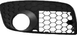 Grille calandre droite VOLKSWAGEN GOLF V 2003-2008 GTI, noire trou antibrouillard, pare chocs avant