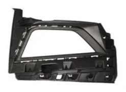 Grille calandre gauche pour VOLKSWAGEN POLO VI phase 1 2017-2021, noire, trou antibrouillard, pare chocs avant, Neuve