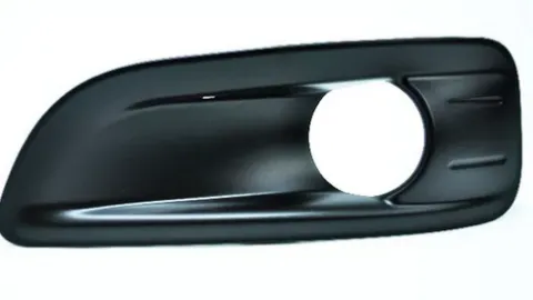 Grille calandre gauche pour CITROËN C4 II ph.1 2010-2014 noire, trou antibrouillard pare chocs avant