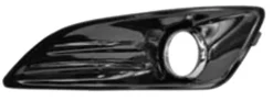 Grille calandre gauche pour FORD FIESTA VI ph.2 , 2013-2016 noire brillante, trou feu antibrouillard