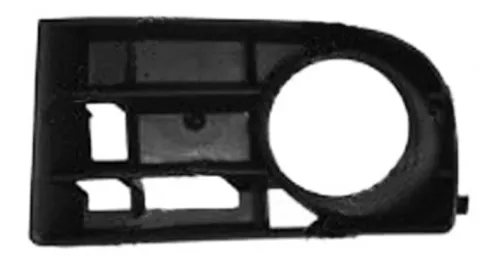 Grille calandre gauche VOLKSWAGEN GOLF V 2003-2008 noire, trou antibrouillard (2B), pare chocs avant