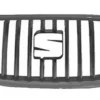 Grille calandre supérieure pour SEAT IBIZA IV ph.1 2008-2012 noire, contour chromé, pare chocs avant