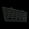 Grille calandre supérieure droite pour SEAT IBIZA III phase 2, 2006-2008, noire, pare chocs avant