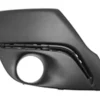 Grille de calandre droite pour PEUGEOT 107 phase 3, 2012-2014, noire, trou feu AB et moulure