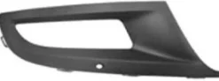 Grille de calandre droite pour VOLKSWAGEN POLO V phase 1, 2009-2014 noire, trou feu antibrouillard