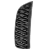 Grille de calandre droite pour FIAT 500L Trekking, 2013-2017, noire, pare chocs avant supérieur