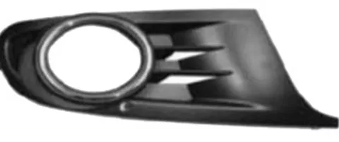 Grille de calandre droite pour VOLKSWAGEN GOLF VI 2008-2012, trou antibrouillard, pare chocs avant