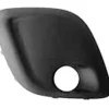Grille de calandre droite pour CITROËN C1 I ph.3, 2012-2014, noire, trou feu antibrouillard