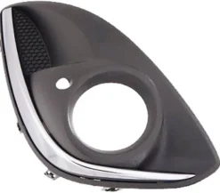 Grille de calandre droite pour OPEL CORSA D ph.2, 2011-2014, noire & chromé, trou feu antibrouillard