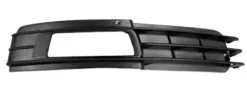 Grille de calandre droite pour AUDI A6 III ph. 2 2008-2011, trou antibrouillard, Noire, Neuve