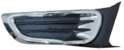 Grille de calandre droite pour CITROËN C3 PICASSO ph.1, 2009-2012, noire & chromée, pare chocs avant