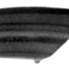 Grille de calandre droite pour FORD FOCUS I phase 2, 2001-2004, noire, pare chocs avant, Neuve
