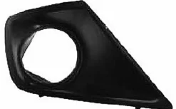 Grille de calandre droite pour PEUGEOT 207 CC phase 2, 2009-2015 noire, trou feu AB, par chocs avant
