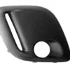 Grille de calandre droite pour CITROËN C1 I ph.3, 2012-2014, noire, trous feux antibrouillard/Diurne