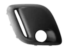 Grille de calandre droite pour CITROËN C1 I ph.3, 2012-2014, noire, trous feux antibrouillard/Diurne