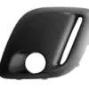 Grille de calandre gauche pour CITROËN C1 I ph.3, 2012-2014, noire, trous feux antibrouillard/Diurne