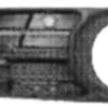Grille de calandre gauche pour SKODA FABIA I ph. 2 2004-2007, trou antibrouillard, Neuve