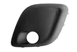 Grille de calandre gauche pour CITROËN C1 I ph.3, 2012-2014, noire, trou feu antibrouillard