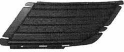 Grille de calandre gauche pour OPEL CORSA C phase 2, 2003-2006, noire, pare chocs avant, Neuve