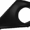 Grille de calandre gauche pour PEUGEOT 207+, 2012-2014, noire, trou feu AB, pare chocs avant