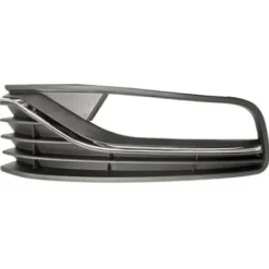 Grille de calandre gauche pour VOLKSWAGEN POLO V phase 2, 2014-2017, noire, chromée, trou feu
