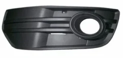 Grille de calandre gauche pour AUDI Q5 I ph. 1 2008-2012, trou antibrouillard, Noir Neuve