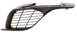 Grille de calandre gauche pour PEUGEOT 308 II phase 1, 2013-2017, noire & chromée, pare chocs avant