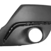 Grille de calandre gauche pour PEUGEOT 107 phase 3, 2012-2014, noire, trou feu AB et moulure