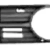 Grille de calandre gauche pour VOLKSWAGEN TOURAN I ph.1, 2003-2006, noire, trou feu antibrouillard