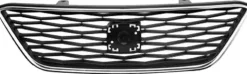 Grille de calandre supérieure pour SEAT IBIZA IV phase 2, 2012-2015, noire, contour chromé, Neuve