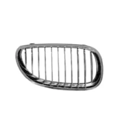 Grille de radiateur avant droite pour BMW Serie 5 E60-E61, 2003-2007, chromée, Neuve