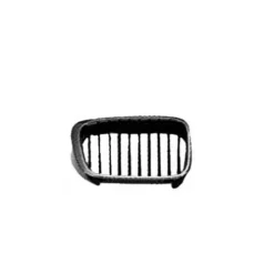 Grille de radiateur avant droite pour BMW Serie 5 E39, 2000-2003, chromée/noire, Neuve