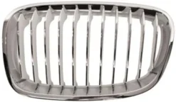 Grille de radiateur avant gauche pour BMW SERIE 1 F20 de 2011 à 2015, mod urban, blanche/chromée