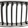 Grille de radiateur avant gauche pour BMW SERIE 1 F20 de 2011 à 2015, mod sport, noire/chromée