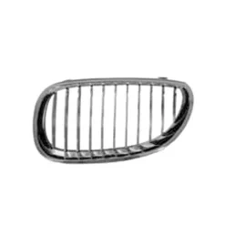 Grille de radiateur avant gauche pour BMW Serie 5 E60-E61 RY, 2007-2010, chromée, Neuve