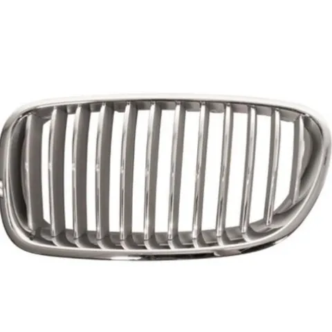 Grille de radiateur avant gauche pour BMW Serie 5 F10 M-TECH, 2010-2013, chromée/titane, Neuve