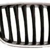 Grille de radiateur droite pour BMW X1 E84 ph. 1 2009-2012, noire avec profil chromé, Neuve
