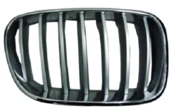 Grille de radiateur droite pour BMW X3 F25 2010-2015, lames et contour gris titane, Neuve