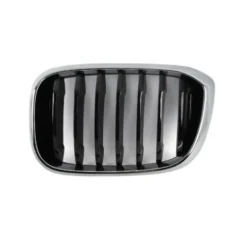 Grille de radiateur gauche pour BMW X3 G01 depuis 2017, noire avec cadre chromé, Neuve