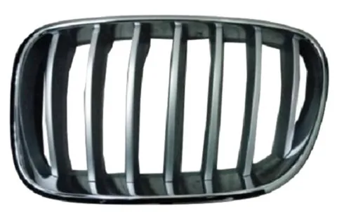 Grille de radiateur gauche pour BMW X3 F25 2010-2015, lames et contour gris titane, Neuve